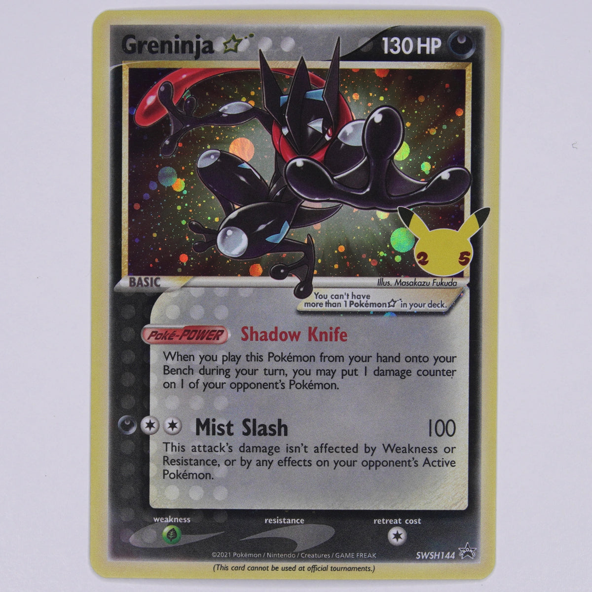 Greninja ☆ SWSH144 Promo Vorderseite – Pokémon Einzelkarte Englisch