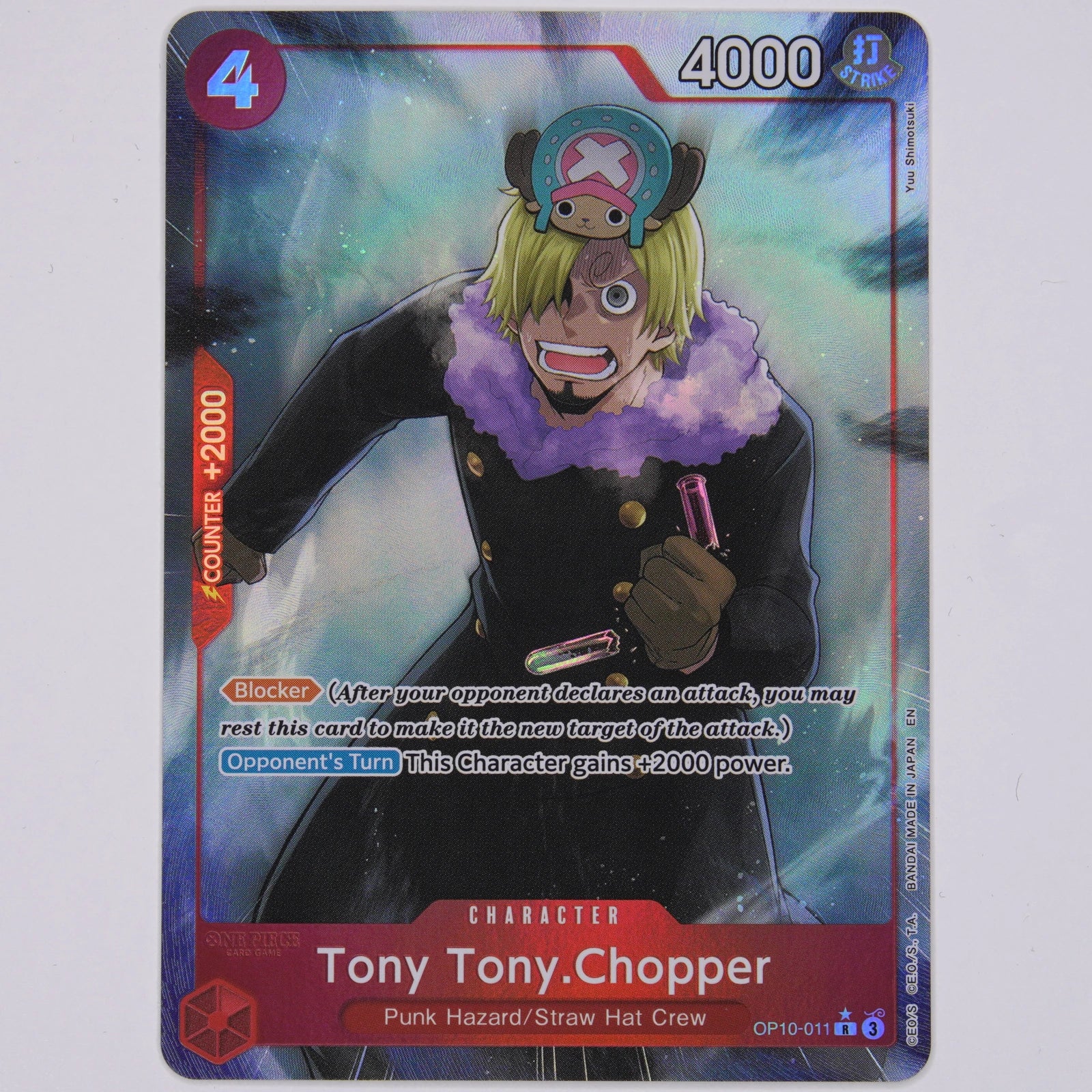 Tony Tony.Chopper OP10-011 OP10 R One Piece Card Game Englisch Near Mint Vorderseite