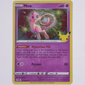 Mew 011/025 Celebrations Holo Rare Pokémon TCG Englisch Near Mint Vorderseite