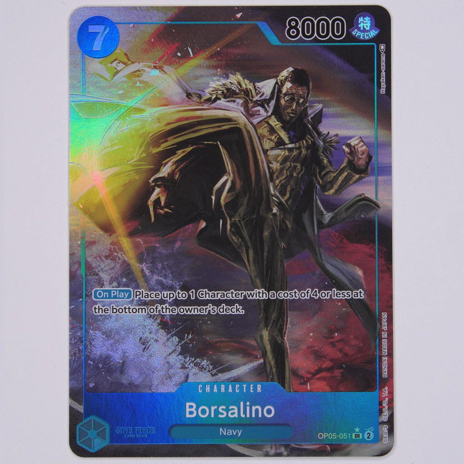 Borsalino OP05-051 OP05 SR One Piece Card Game Englisch Near Mint Vorderseite