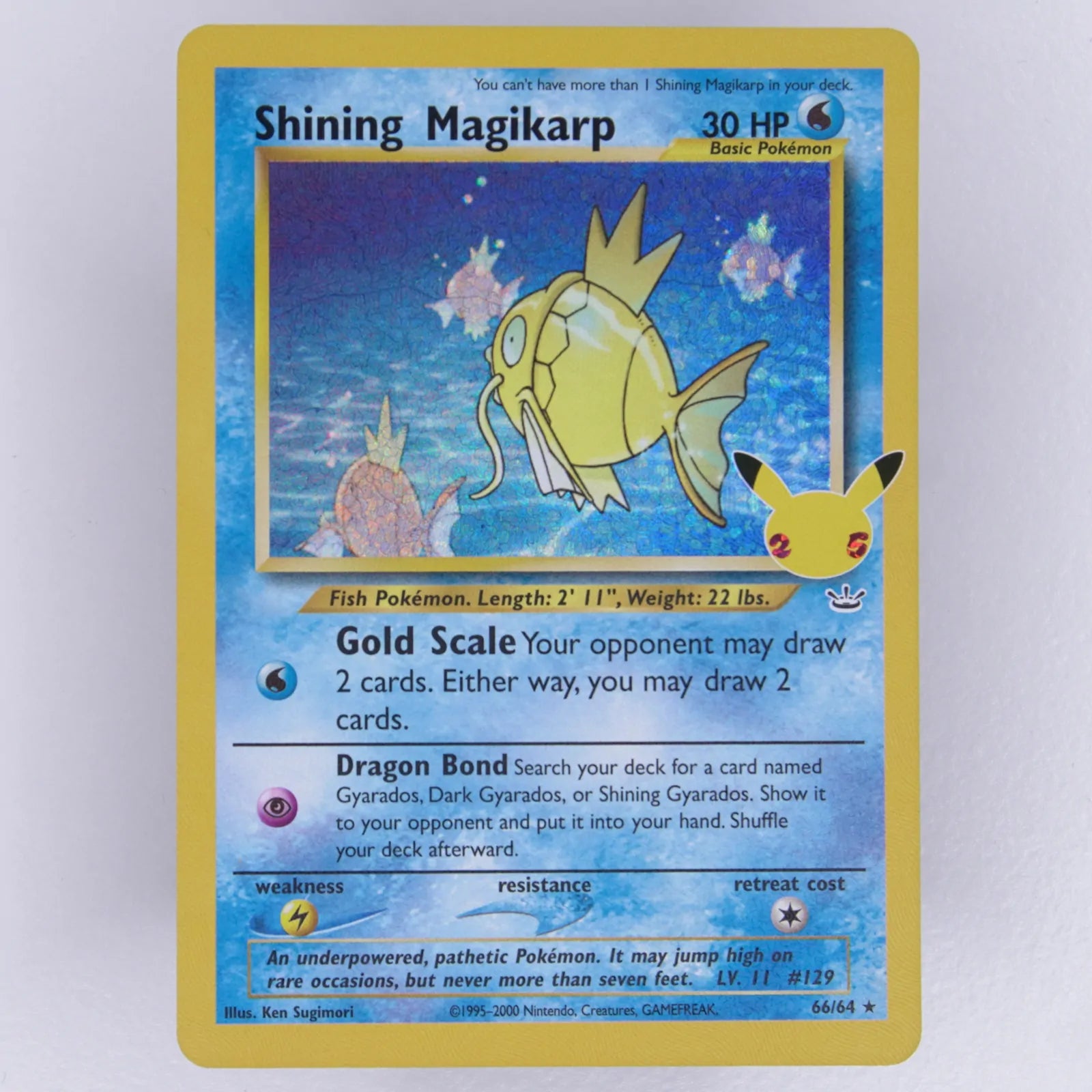 Shining Magikarp CEL 66/64 Celebrations | Near Mint | EN