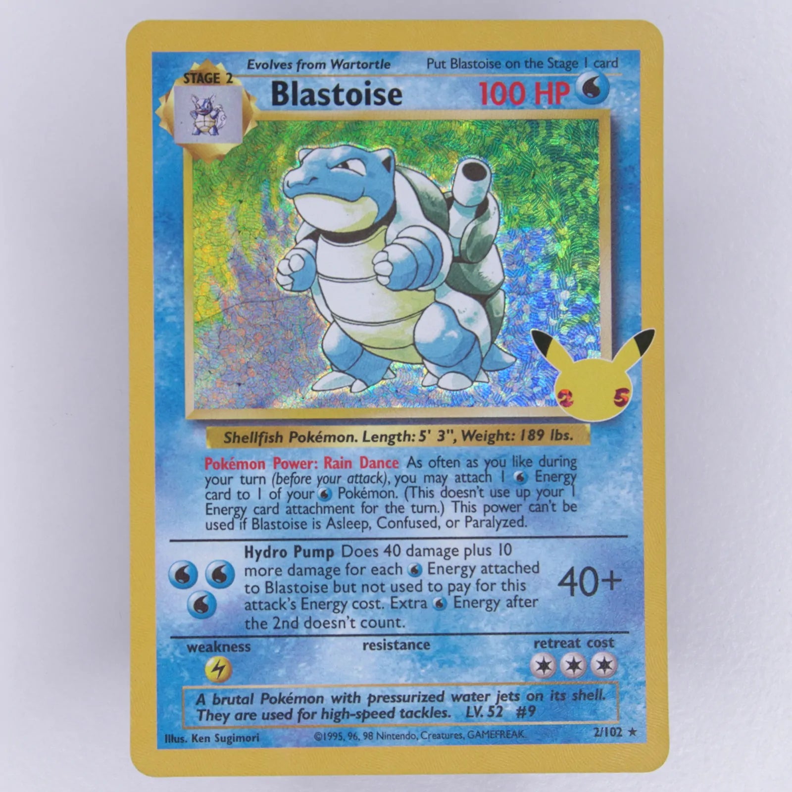 Blastoise CEL 2/102 Celebrations | Near Mint | EN