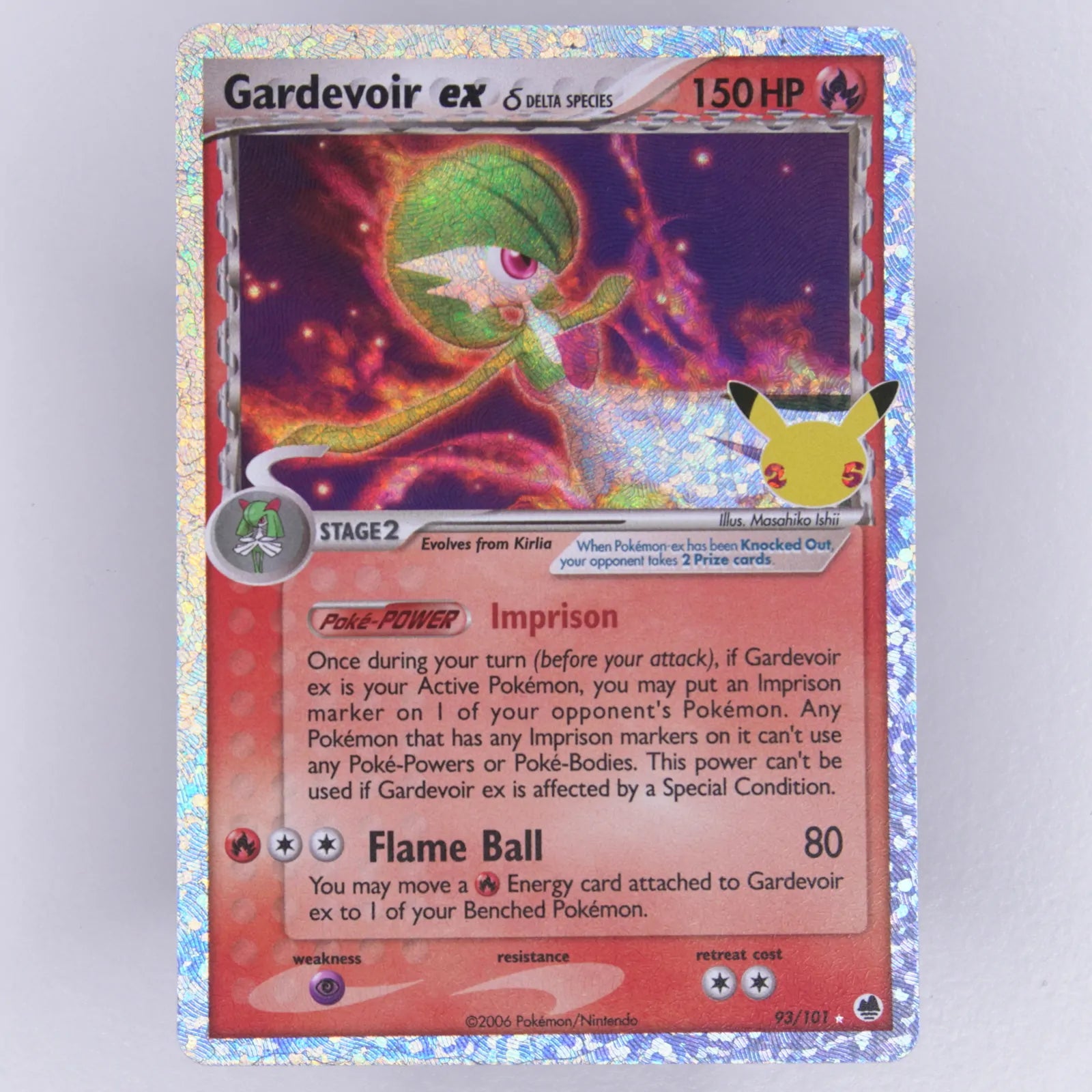 Gardevoir ex DF 93 Celebrations Classic Collection Pokémon TCG Englisch Near Mint Vorderseite