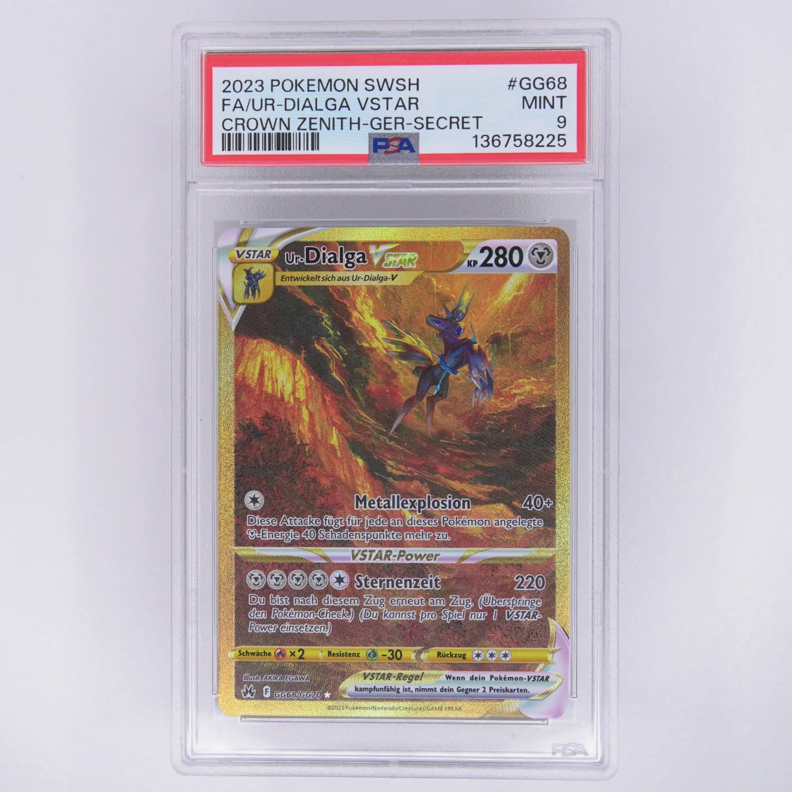 Ur-Dialga VSTAR GG68/GG70 Secret | PSA 9 Mint | DE