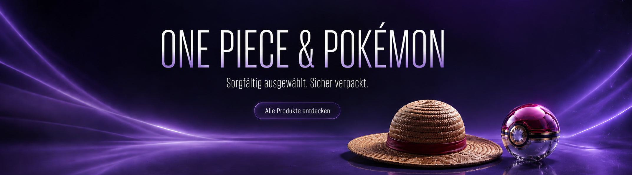Relax Cards TCG Startseite mit One Piece und Pokémon TCG Produkten