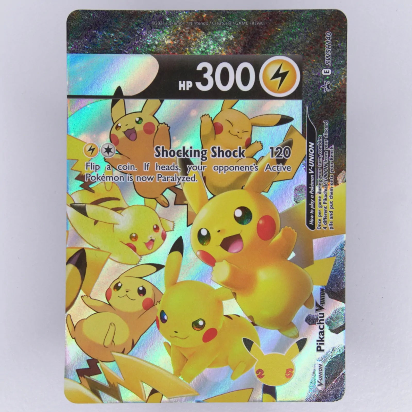 Pikachu V-UNION SWSH140 Promo | Near Mint | EN