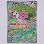 Vorderseite von Shaymin 185/182 Illustration Rare in Near Mint auf Deutsch