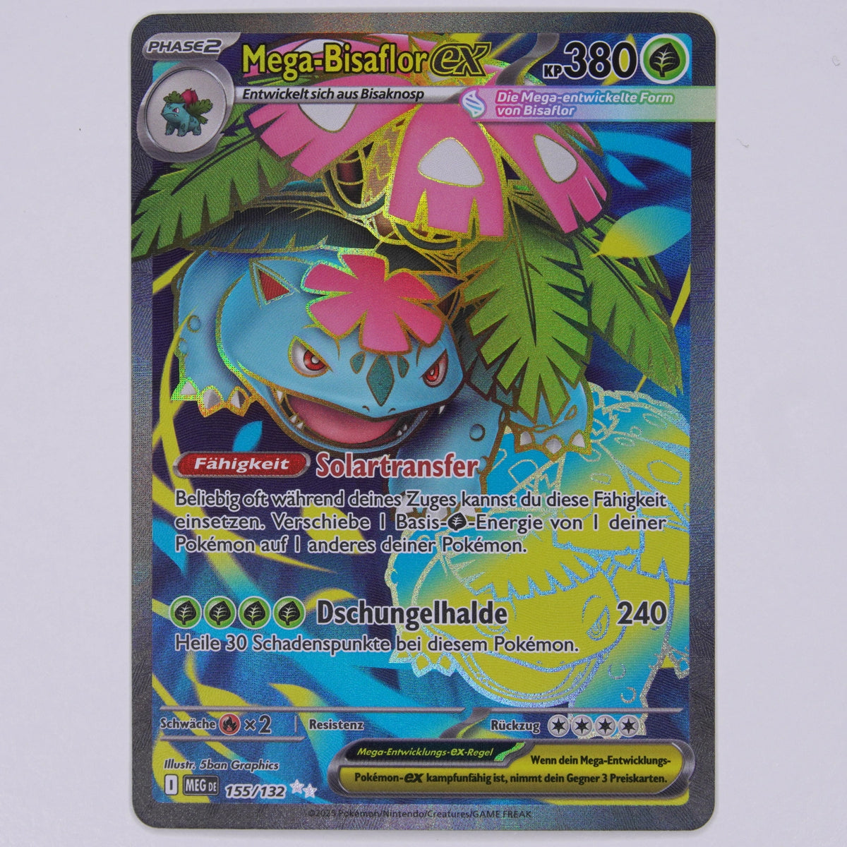 Vorderseite von Mega-Bisaflor ex 155/132 in Near Mint