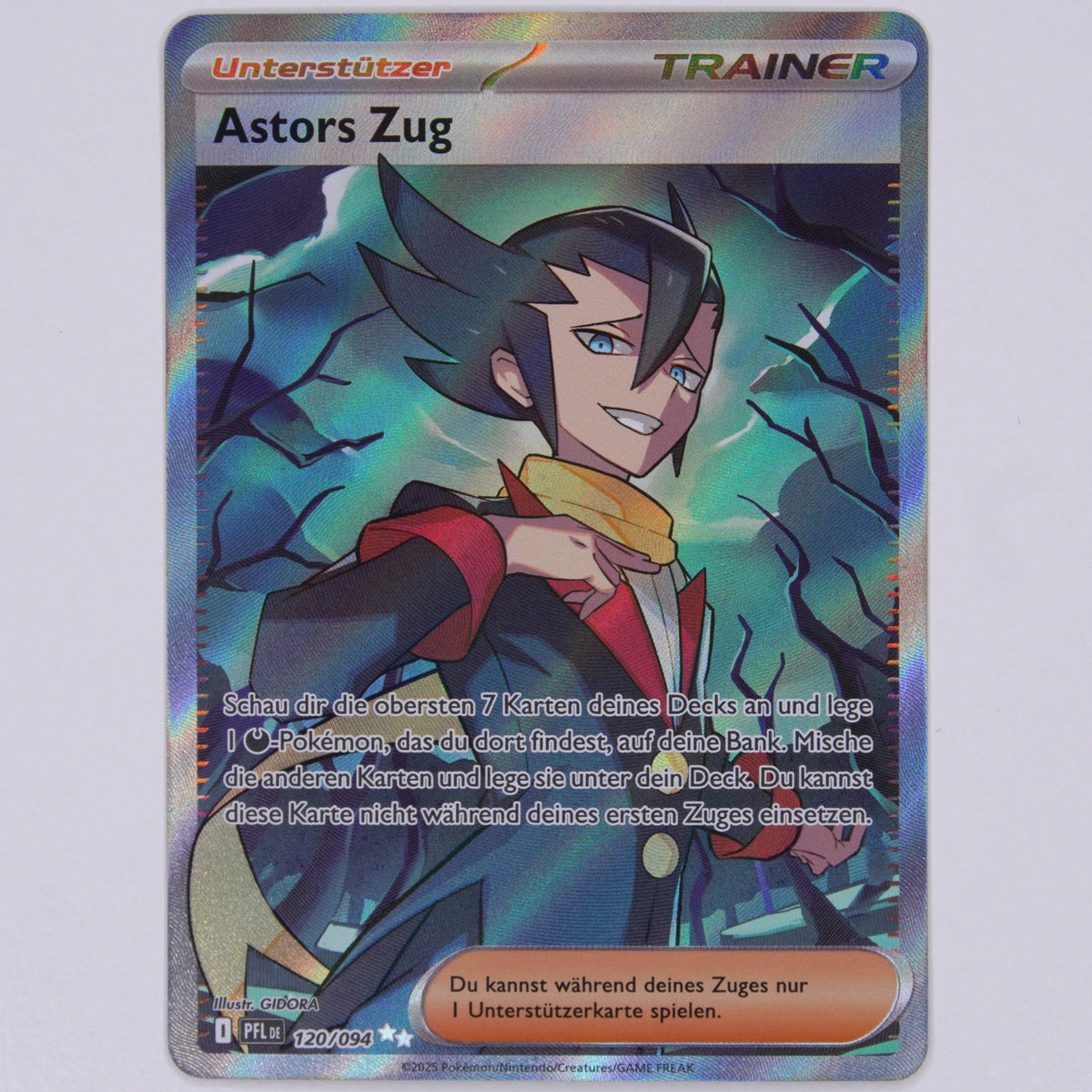 Vorderseite von Astors Zug 120/094 in Near Mint