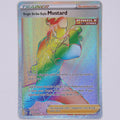 Vorderseite von Single Strike Style Mustard 177/163 Rare Rainbow in Near Mint