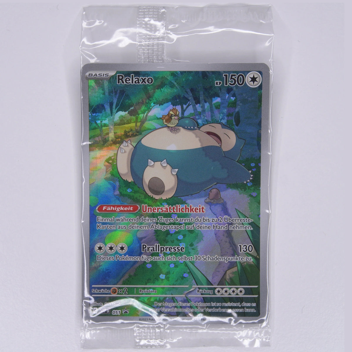 Vorderseite der originalverpackten Relaxo SVP 051 Promo in Near Mint, ungeöffnete Originalfolie