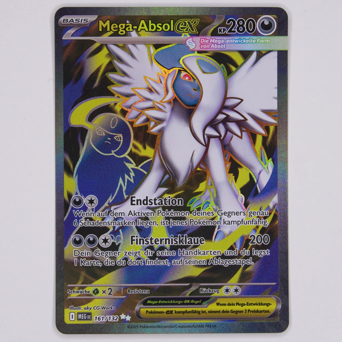 Vorderseite von Mega-Absol ex 161/132 Ultra Rare in Near Mint (Deutsch)