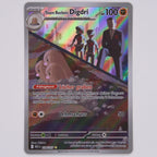 Vorderseite von Team Rockets Digdri 239/217 Illustration Rare in Near Mint (Deutsch)