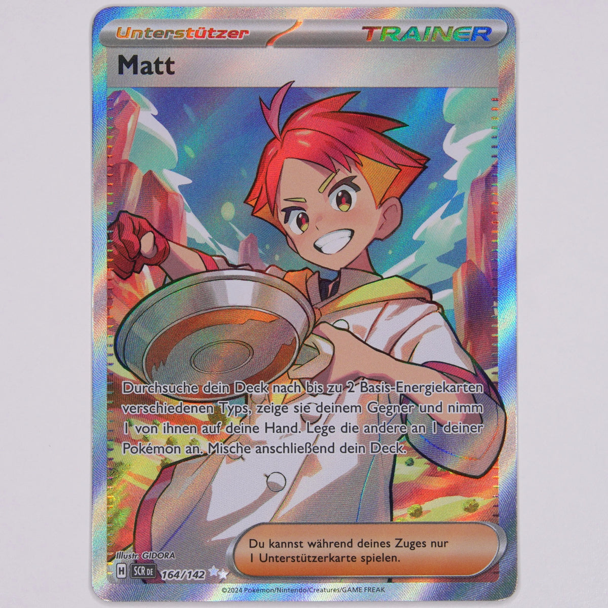 Vorderseite von Matt 164/142 Ultra Rare in Near Mint (Deutsch)