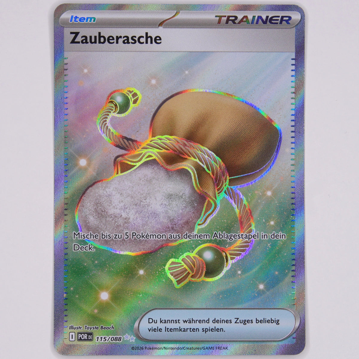 Vorderseite von Zauberasche 115/088 (Ultra Rare) in Near Mint (Deutsch)