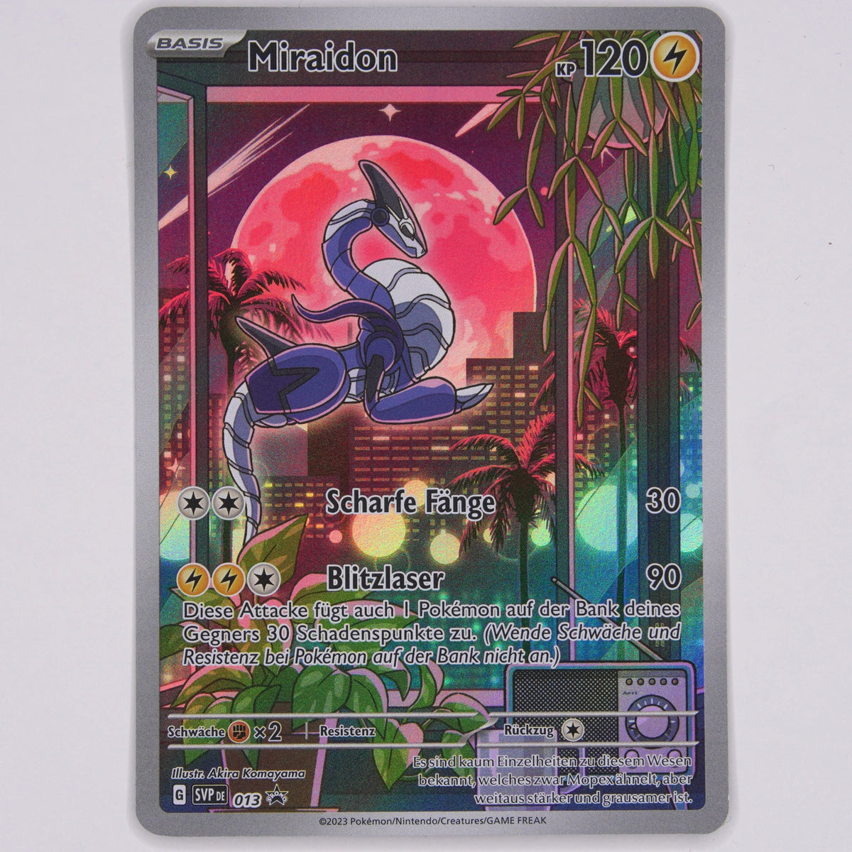 Vorderseite von Miraidon 013 (Promo) in Near Mint (Deutsch)