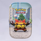Pokemon Mini-Tin-Box Illumina City Zufälliges Motiv Pokémon TCG Deutsch Neu originalversiegelt Vorderseite