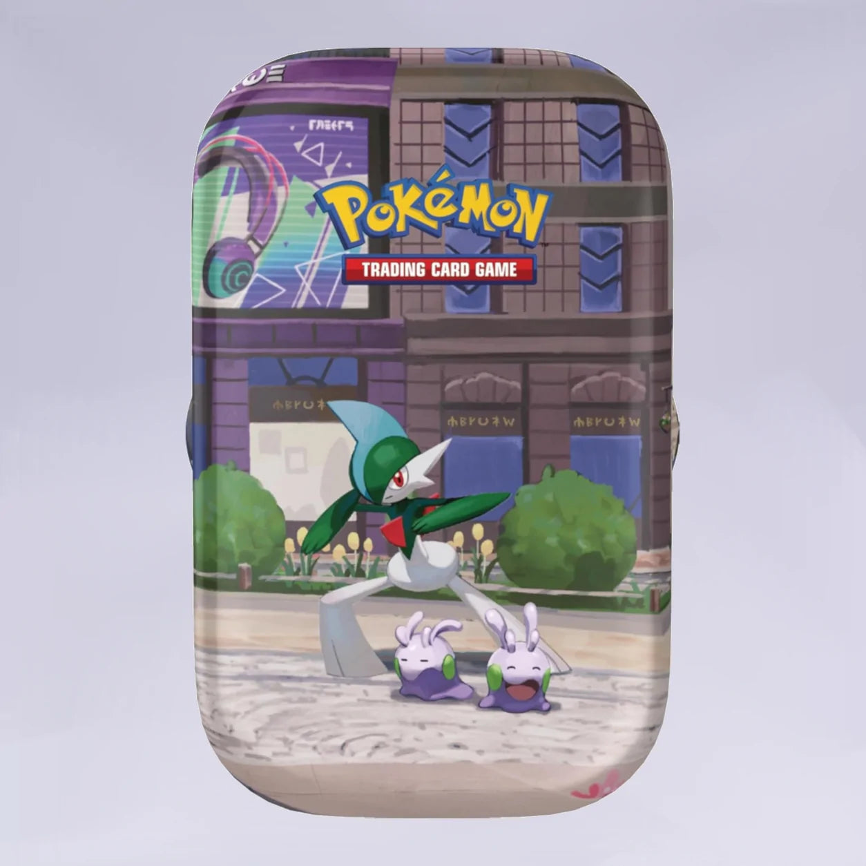 Pokemon Mini-Tin-Box Illumina City Zufälliges Motiv Pokémon TCG Deutsch Neu originalversiegelt Vorderseite