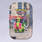 Pokemon Mini-Tin-Box Illumina City Zufälliges Motiv Pokémon TCG Deutsch Neu originalversiegelt Vorderseite